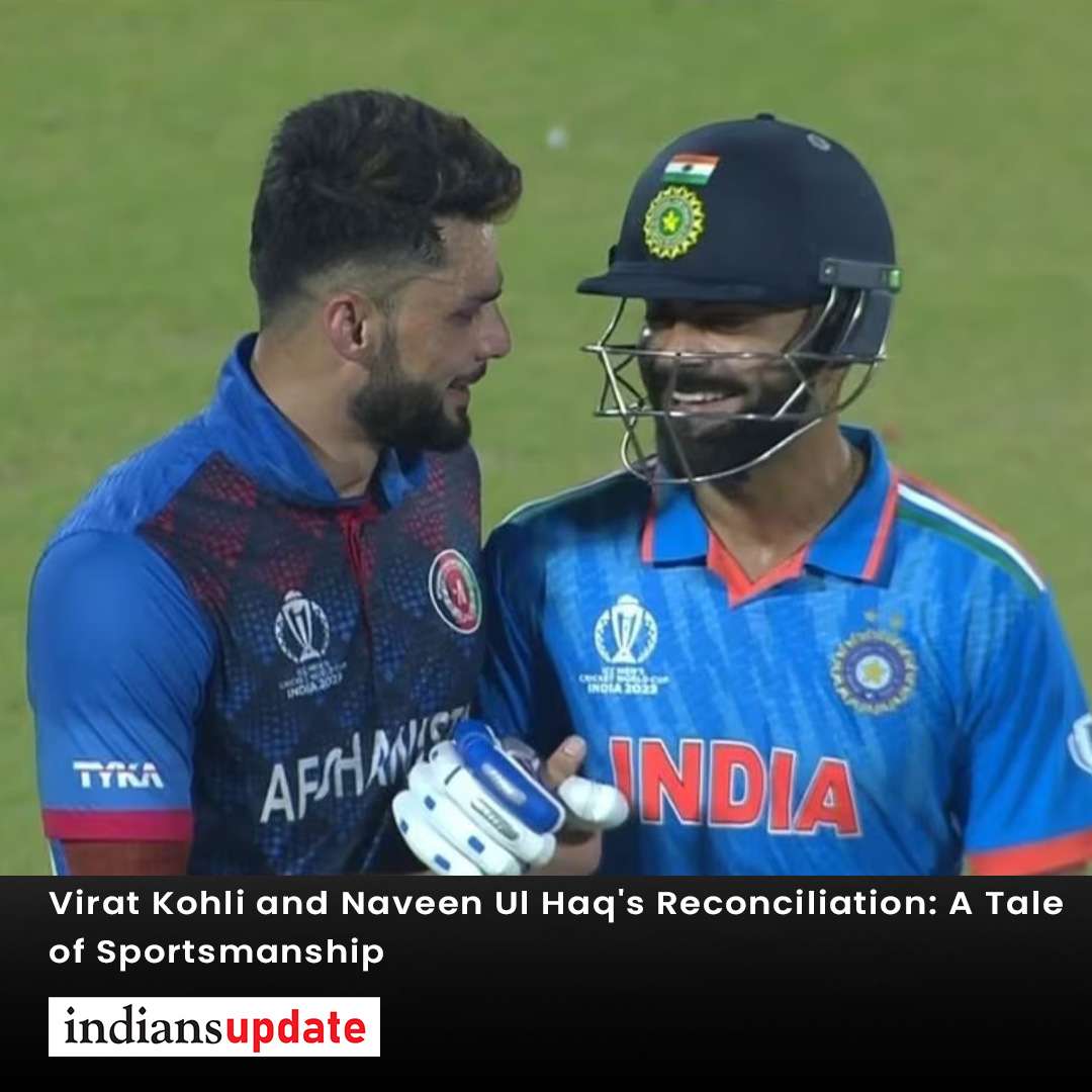 Virat Kohli and Naveen Ul Haq
